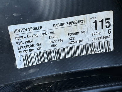 AUDI Q3 SPORTBACK S-LINE 2020 ke atas bumper belakang bagian bawah original 83F807521 ADA KERUSAKAN