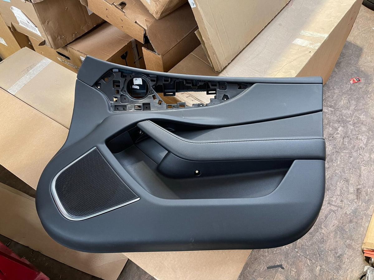 BRAND NEW JAGUAR XE X760 RHF O/S DRIVER SIDE FRONT DOOR CARD EBONY 2019