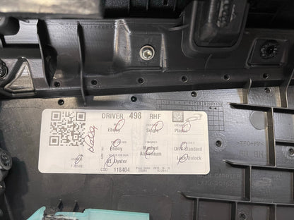 BRAND NEW JAGUAR XE X760 RHF O/S DRIVER SIDE FRONT DOOR CARD EBONY 2019