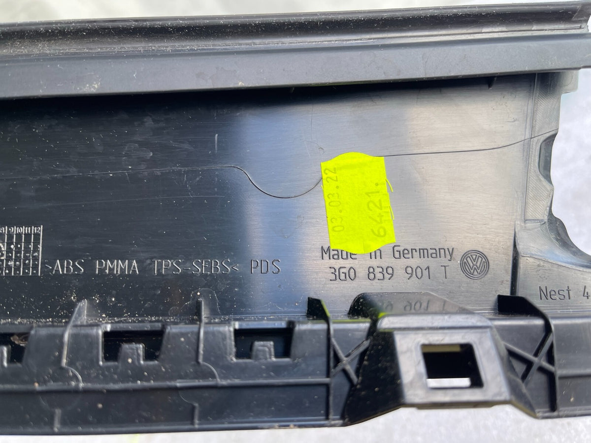 2022 VW PASSAT TÜRBLENDE B-SÄULE HINTEN LINKS 3G0839901T
