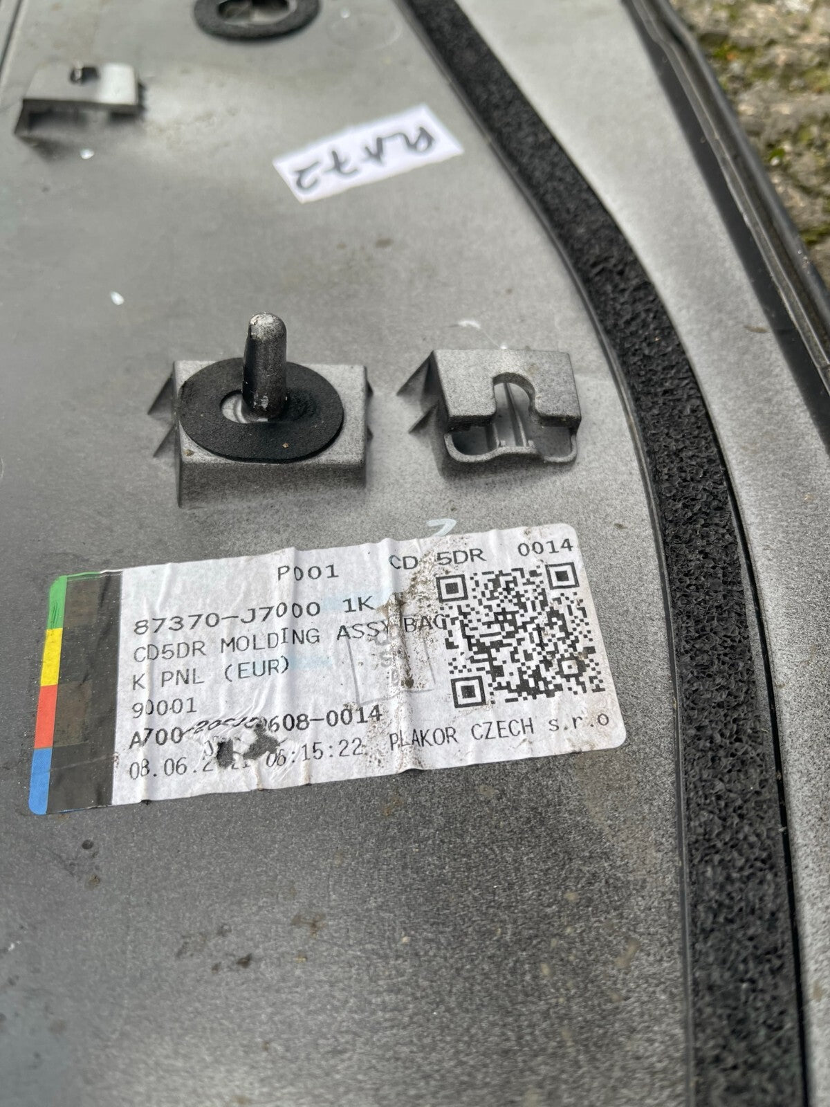 2019 List Pintu Bagasi Kia Ceed 87370J7000 HYUNDAI/KIA Moulding assy-back panel