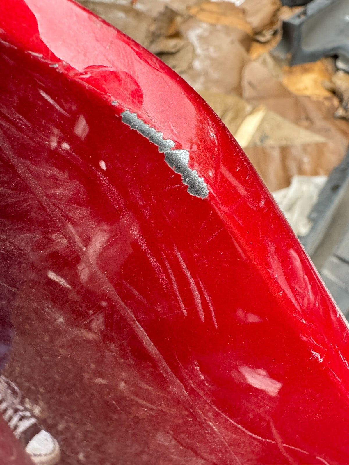 2022 Jaguar F-Type P450 bumper belakang warna Firenze Red X152