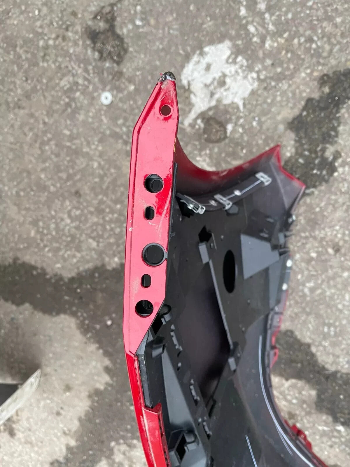 2022 Jaguar F-Type P450 bumper belakang warna Firenze Red X152
