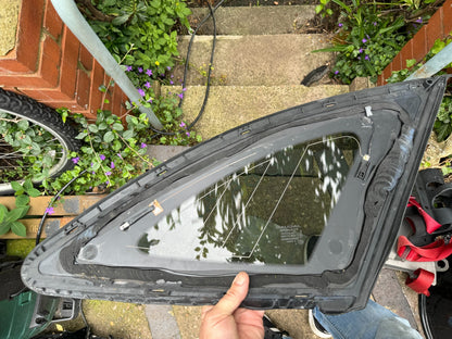 17-20 JAGUAR F-PACE Left Quarter Glass Window Heated 43R-011604