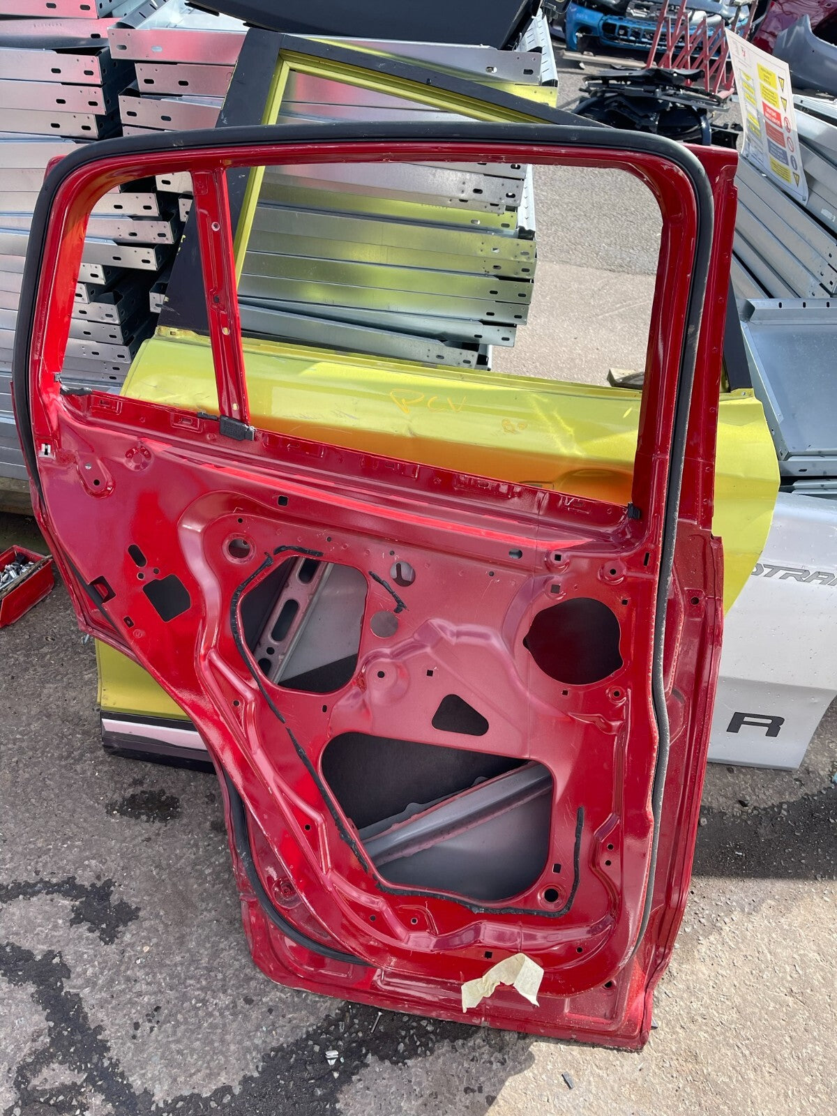 2018 BMW X4 bare door DAMAGED