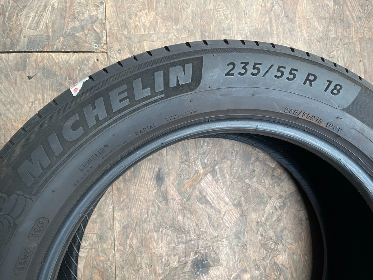 235 55 18 100V MICHELIN PRIMACY 4 Tread 5.24mm REPAIRED