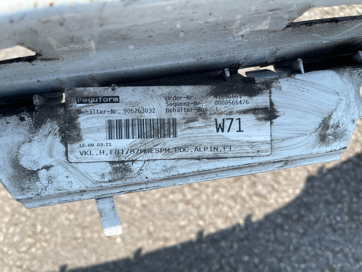 Bumper Belakang E87 M SPORT Bmw 1 Series E81 PUTIH 2004 - 2010 TULEN 5112 8045541