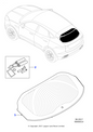 Genuine OEM J9C4792 - Jaguar Backlight glass (J9C4792) part for E-pace 2017 on