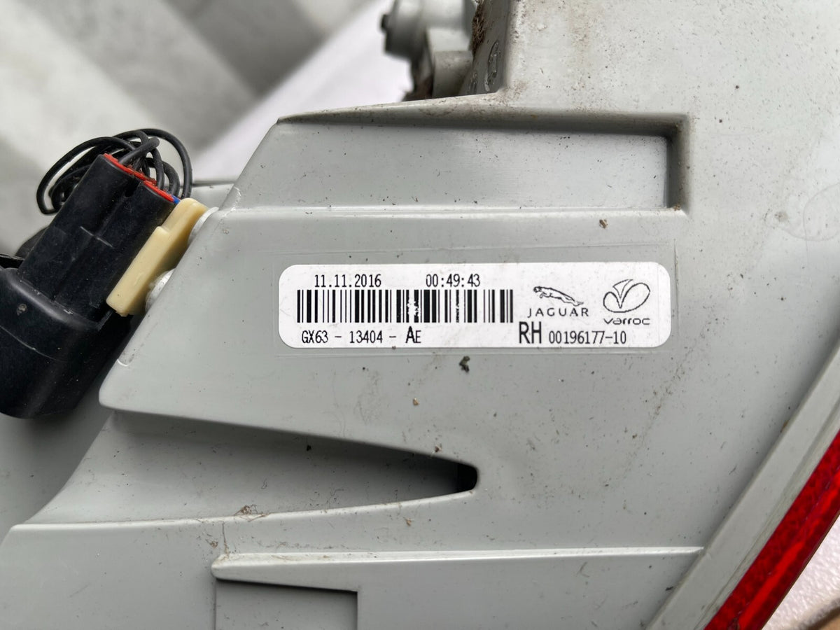 2016 Jaguar XF Rear Right Side Light GX6313404AE GENUINE