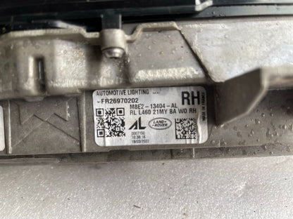 2022 Range Rover Right Hand Tail Light M8E213404AL