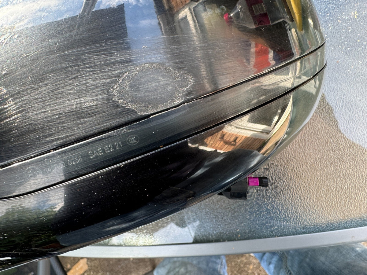 Jaguar left hand door mirror for parts/rebuild