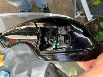 Jaguar left hand door mirror for parts/rebuild