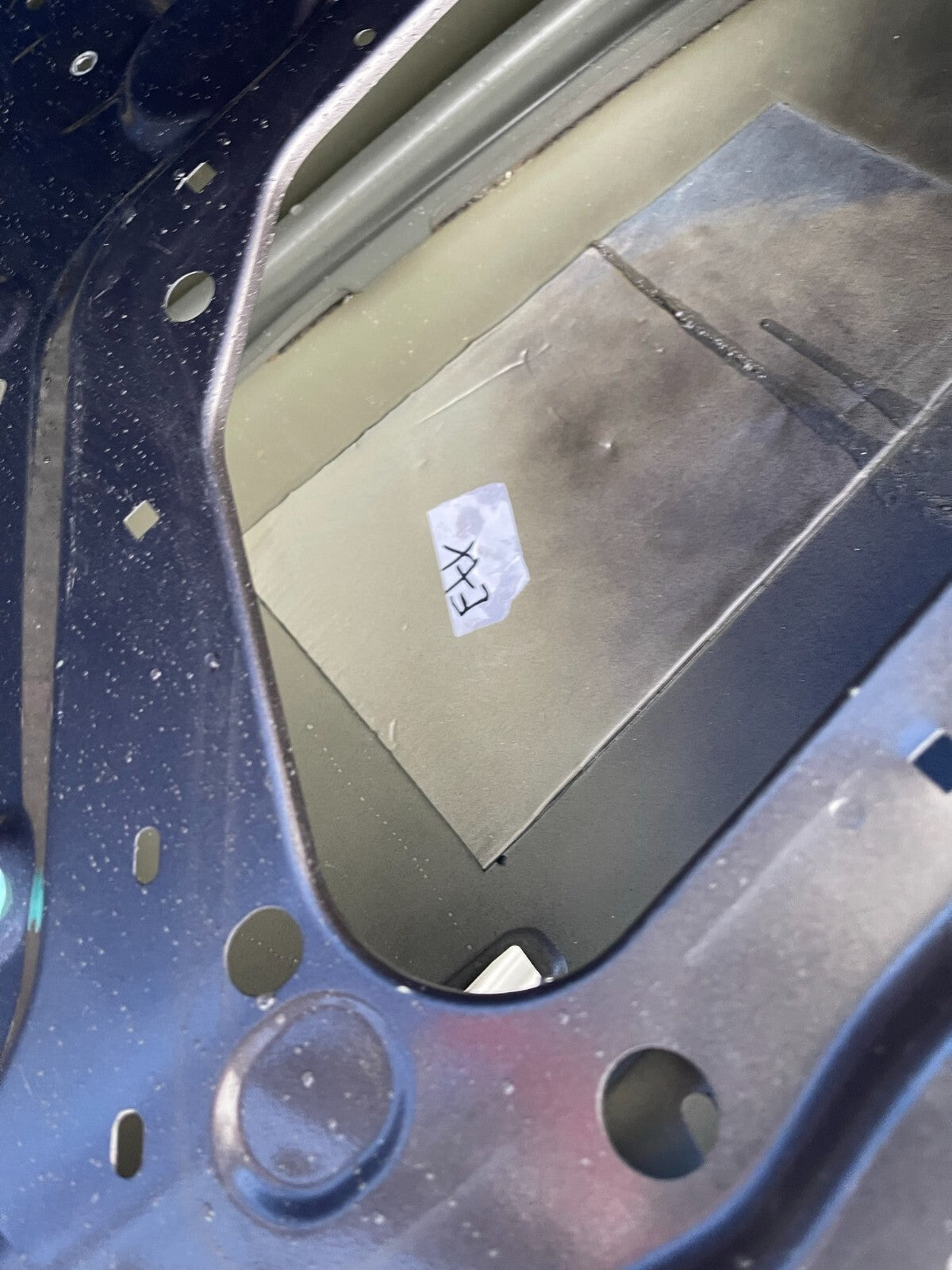 GENUINE JAGUAR E-PACE REAR RIGHT DRIVER BARE DOOR OSR