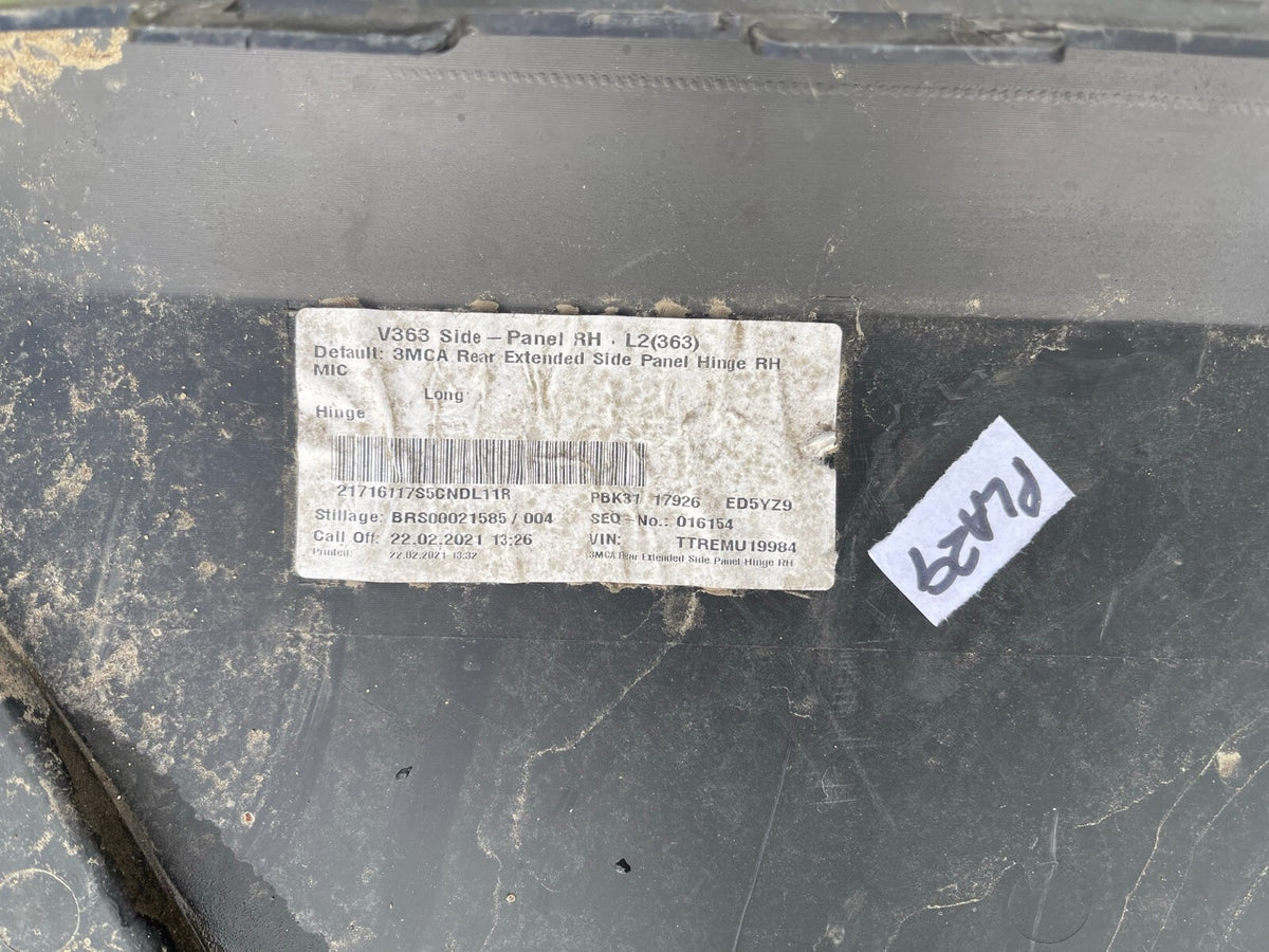 FORD TRANSIT MK4 Rear Right Quarter Molding Trim BK31-17926-ECW