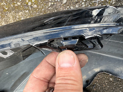 BUMPER BAWAH BELAKANG NISSAN ARIYA 2022-2023 HITAM DENGAN LUBANG SENSOR PARKIR (PDC) 850B25MP11