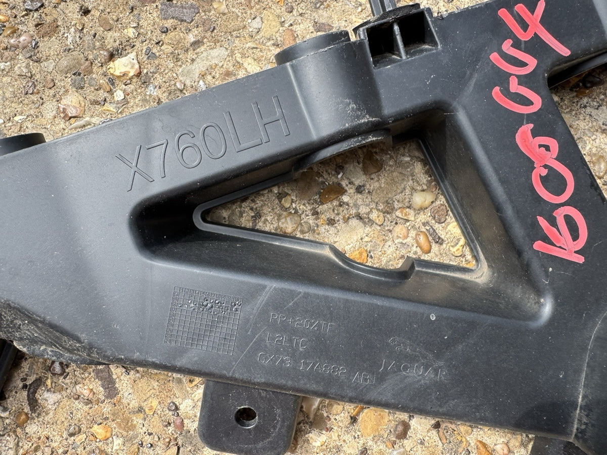 JAGUAR XE X760 REAR BUMPER MOUNT BRACKET LEFT PASSENGER SIDE 2015 GX73-17A882-AA