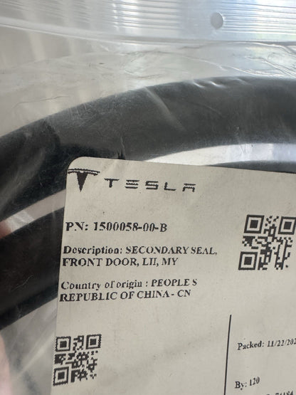 Gioăng phụ - Cửa TRƯỚC bên Trái (Trên cửa) Tesla Model Y 2020/- 150005800B