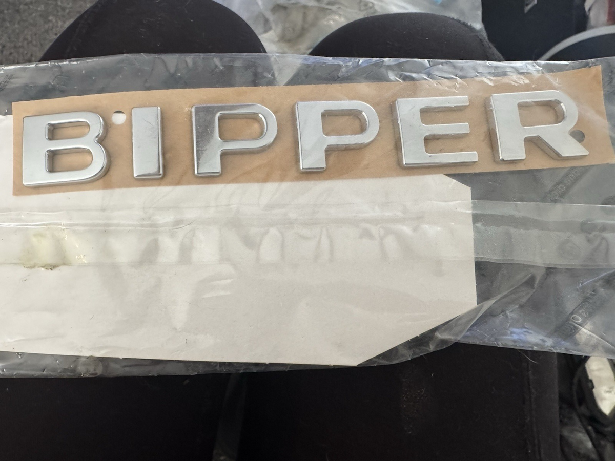 PEUGEOT BIPPER AA โลโก้เพลทฝาท้าย 866630 ของแท้ใหม่
