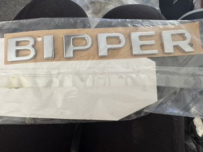 PEUGEOT BIPPER AA โลโก้เพลทฝาท้าย 866630 ของแท้ใหม่