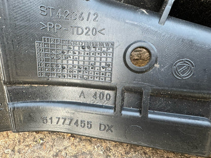 FIAT PUNTO EVO 2011 DUDUKAN BUMPER DRIVERS REAR 51777455DX