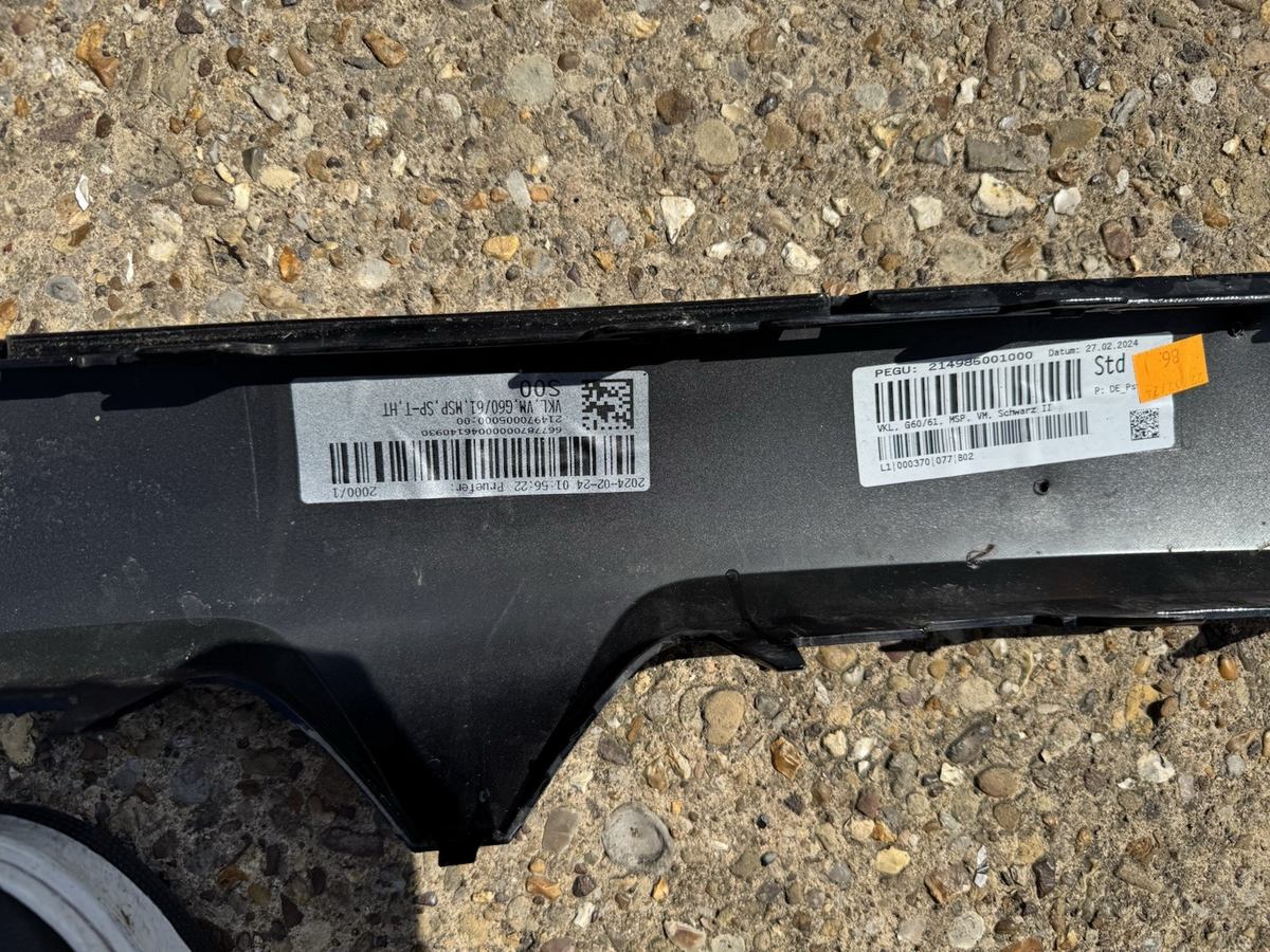BMW 5 SERIES 2023 ONWARDS M SPORT G60 GENUINE FRONT CENTER TRIM 51115A36022