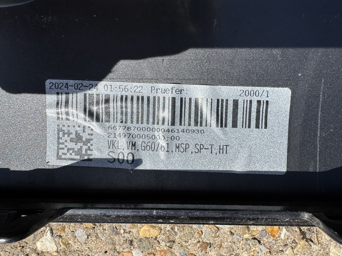 BMW 5 SERIES 2023 ONWARDS M SPORT G60 GENUINE FRONT CENTER TRIM 51115A36022