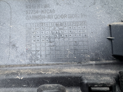 HYUNDAI TUCSON MK4 2021 ke atas LIST MOULDING OVER FENDER BELAKANG KANAN 87734N7CA0#AF0272