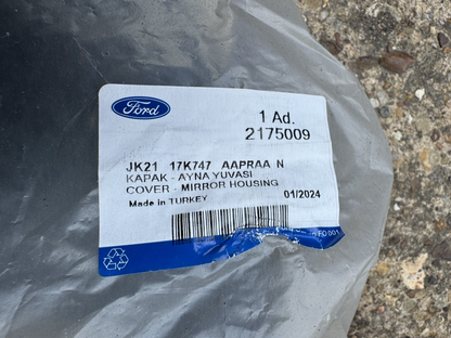 FORD TOURNEO CUSTOM Front Left Door Mirror Housing Cover 2175009 NEW GENUINE