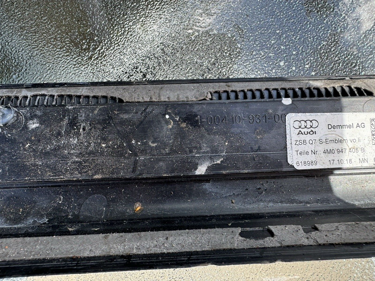 AUDI Q7 4M 2015 - 2021 S LINE SILL PLATE TRIM SILL DEPAN KIRI 4M0947405B