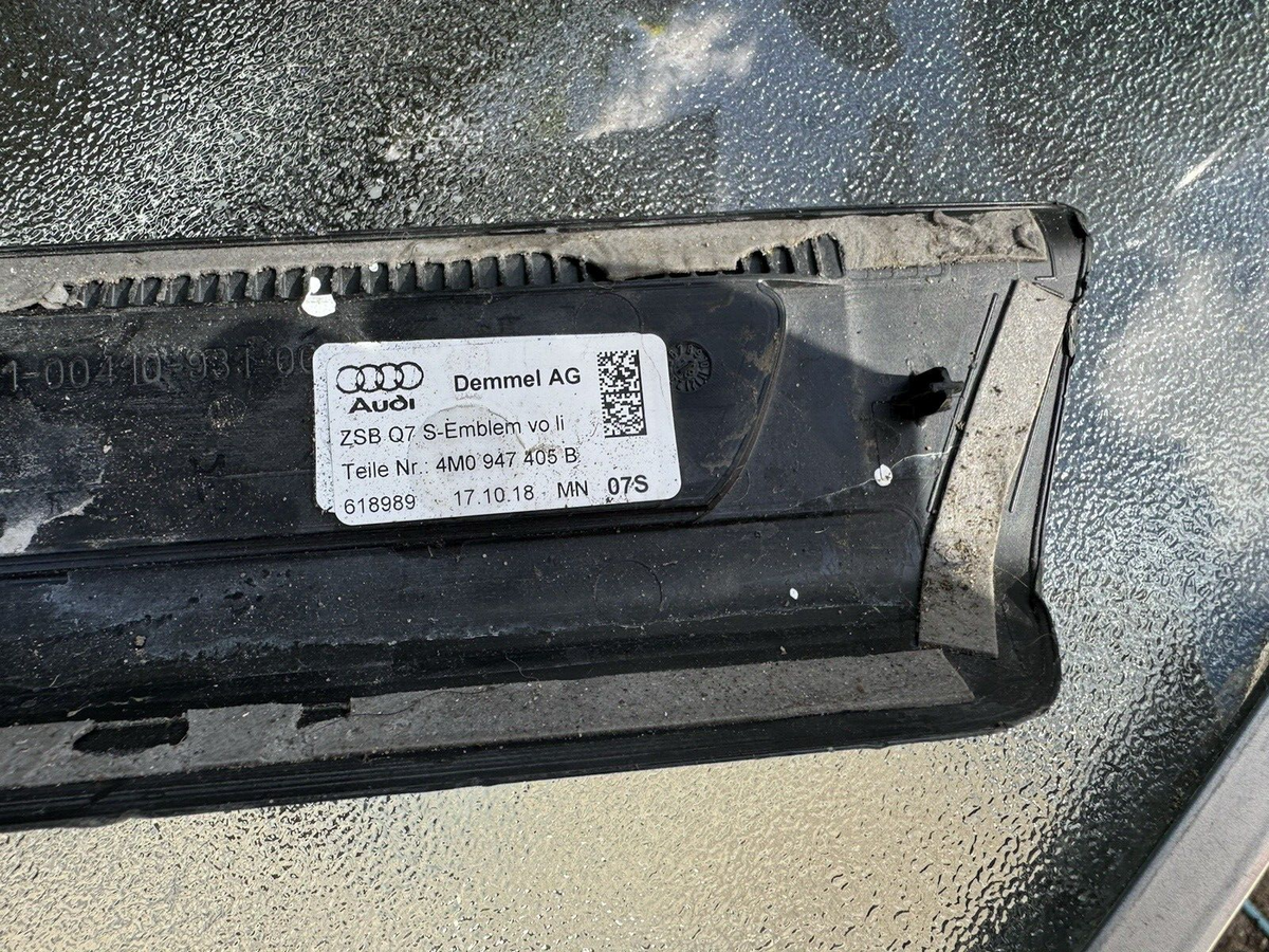 AUDI Q7 4M 2015 - 2021 S LINE SILL PLATE TRIM SILL DEPAN KIRI 4M0947405B