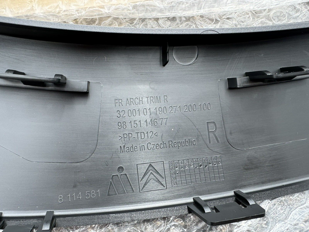 CITROËN C3 Ốp Cua Lốp Cản Trước Phải 9815114677