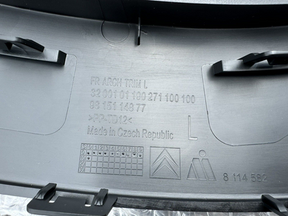 CITROËN C3 Bumper Arch Trim Front Left 9815114877 WITH PDC HOLE!