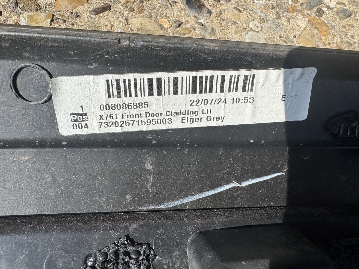 jaguar x761 front door cladding LH eiger grey 2014-23