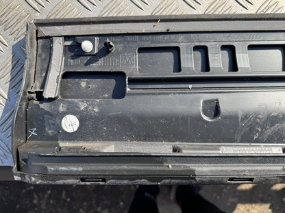 OEM AUDI S-LINE REAR RIGHT GREY LOWER DOOR MOULD 16-20 81A853970A