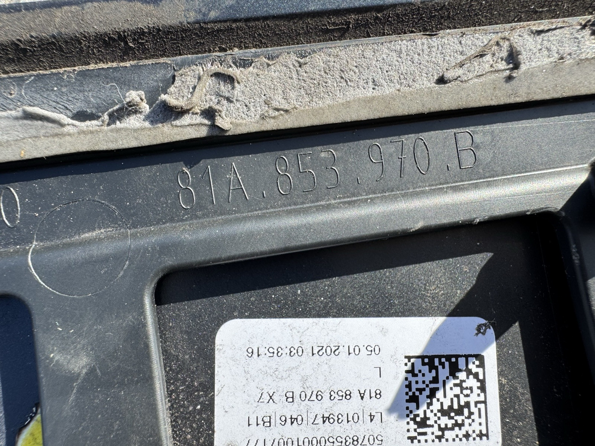 OEM AUDI S-LINE REAR RIGHT GREY LOWER DOOR MOULD 16-20 81A853970A