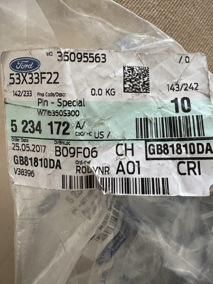 New Genuine Ford Body Dress Up Kits Side Special Pin  5234172