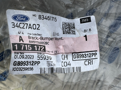 FORD GRAND C MAX REAR BUMPER BRACKET PASSENGER SIDE AM5117A882A