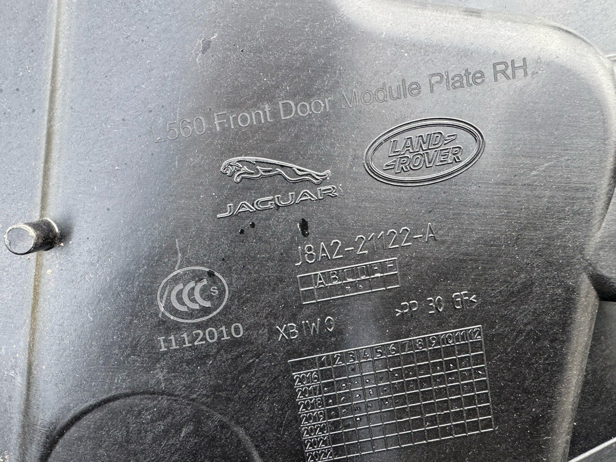 RANGE ROVER VELAR L560 2017-22 FRONT RIGHT DOOR CARRIER PANEL J8A221122A