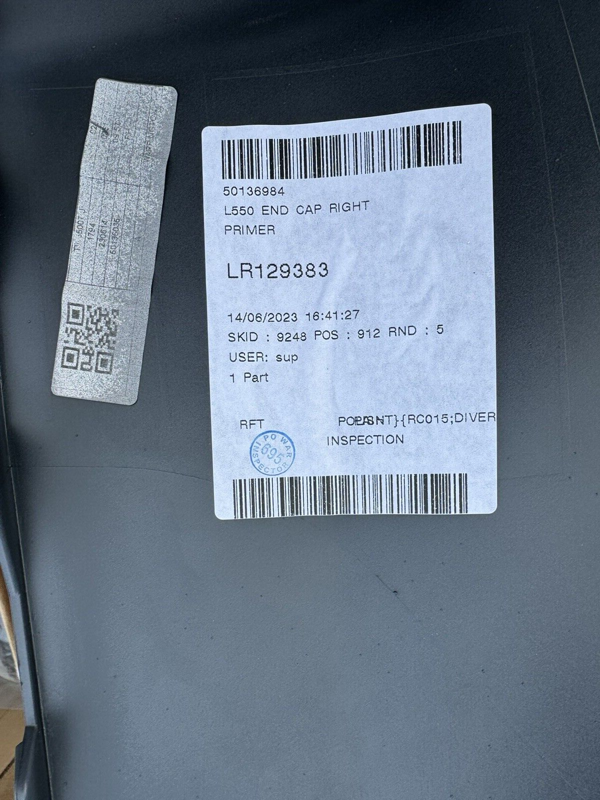 NEW GENUINE LAND ROVER DISCOVERY SPORT L550 POJOK BUMPER BELAKANG KANAN