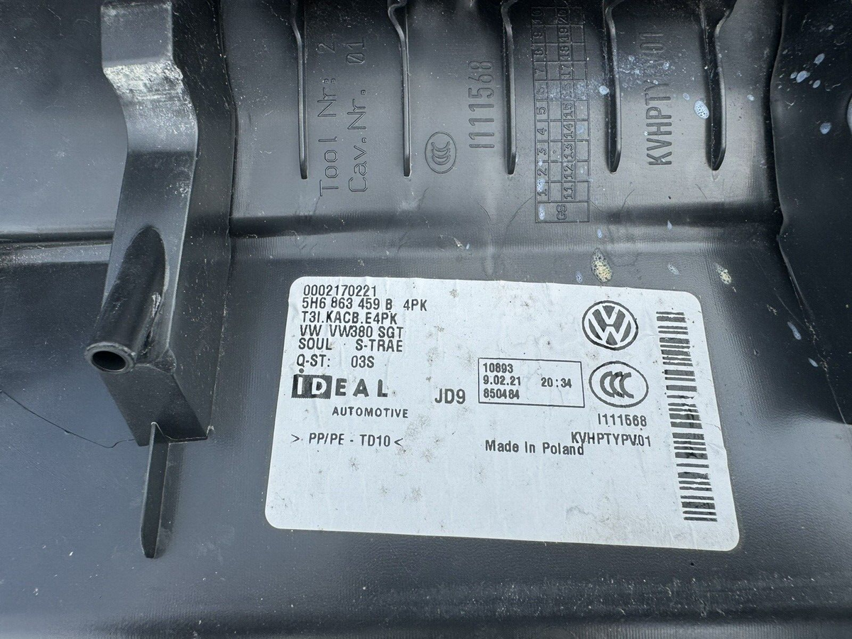 ฝาครอบกลอนล็อคฝาท้าย VW GOLF VIII MK8 21 ขึ้นไป แท้ 5H6863459B