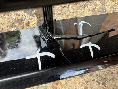 DAMAGED ! VOLVO V90 R-DESIGN FRONT BUMPER LOWER GRILLE 2020-ON 32227395