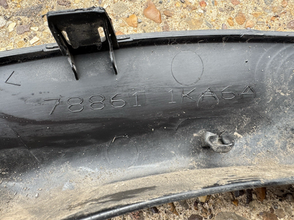 from 2010 NISSAN JUKE WHEEL ARCH TRIM LEFT REAR 788611KA6A