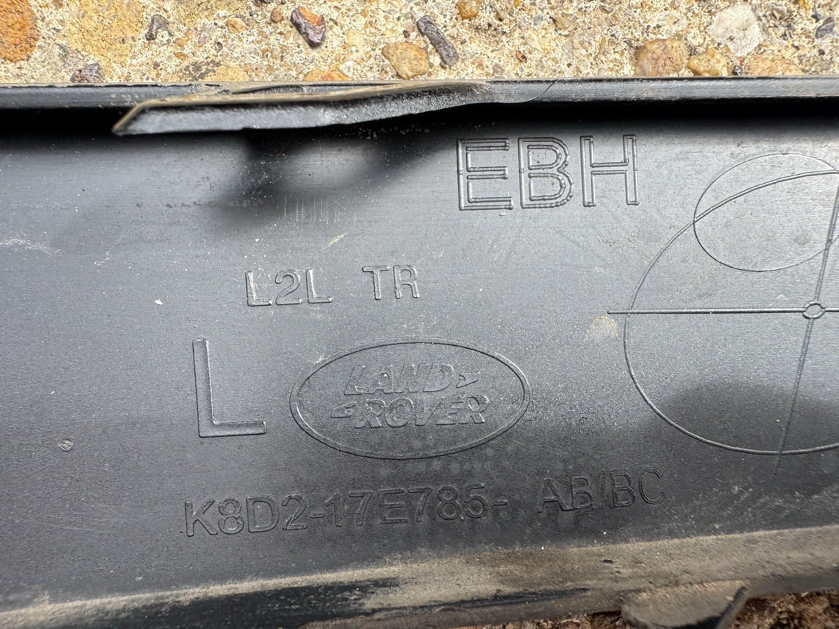 Range Rover Evoque Front Bumper Left Trim 2019 ON K8D2-17E785-AB Genuine