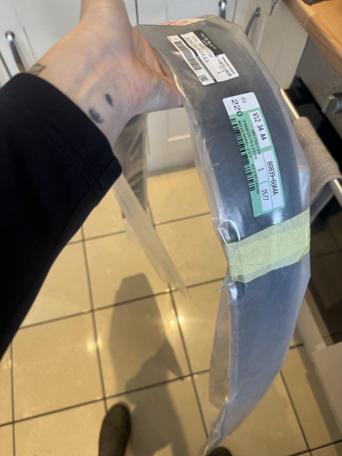 2023 Karet Balon Pintu Kiri Nearside Nissan Qashqai J12 808396UA4A