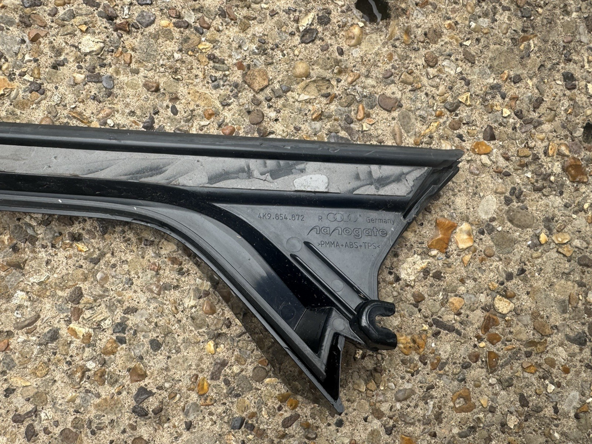 Audi A6 S6 RS6 Rear Tailgate Right Spoiler Trim 4K9854872 Genuine