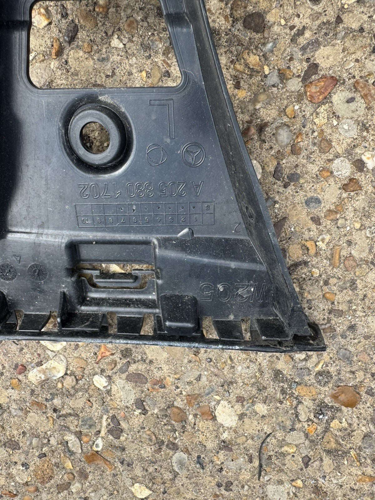 Mercedes-Benz C W205 Rear Left Bumper Bracket A2058801702