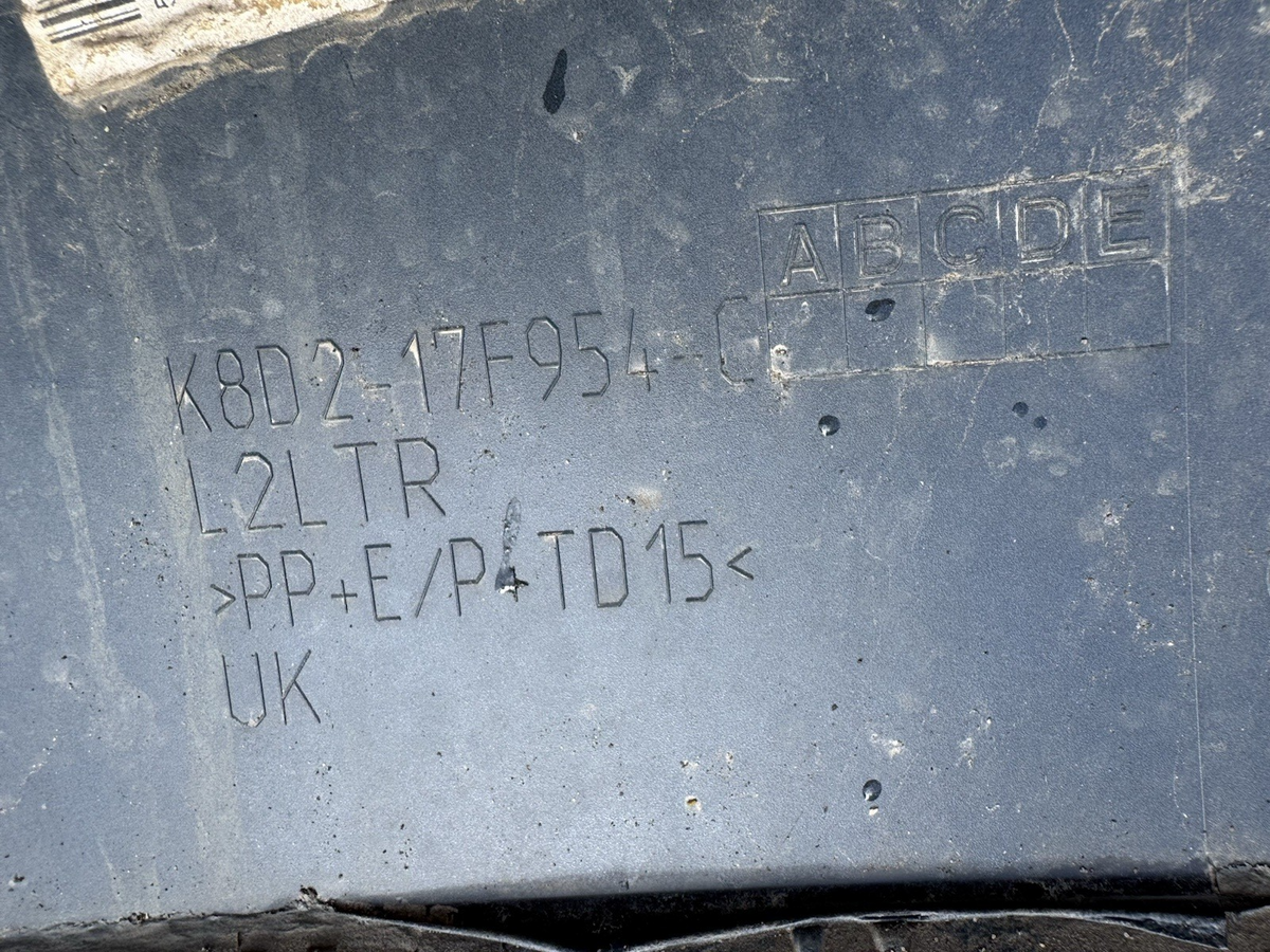 Range Rover Evoque Rear Bumper Lower Section 2019 ON K8D2-17F954-C Genuine