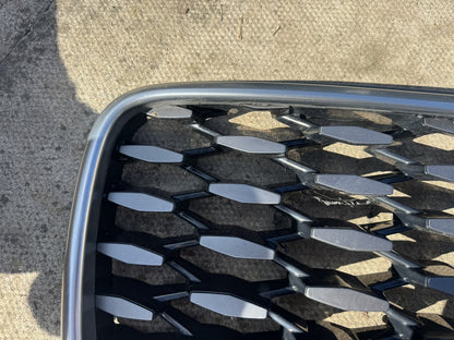 JAGUAR F-PACE X761 2021-ON FRONT GRILLE CHROME SURROUND MK83-8A100 MESH BROKEN