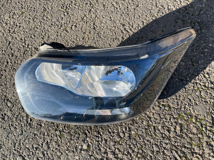 Ford Transit LEFT Black Headlight 2018 on Part no GK3113W030AB