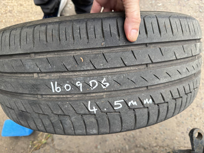 225 45 18 CONTINENTAL PREMIUMCONTACT 6 95V XL 4.5mm NO REPAIRS 2024 X1